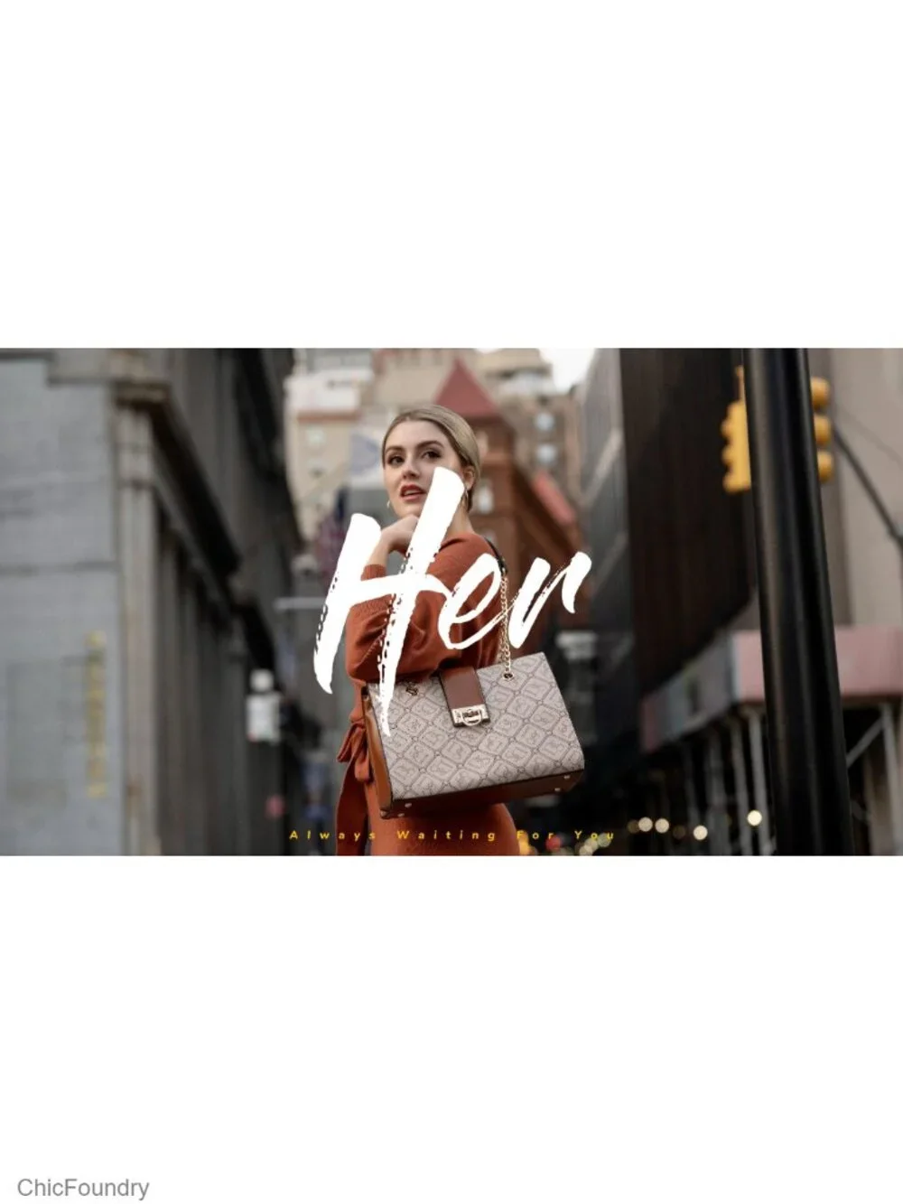 Vegan Leather Satchel Bag with Matching Clutch, Detachable Crossbody Strap,